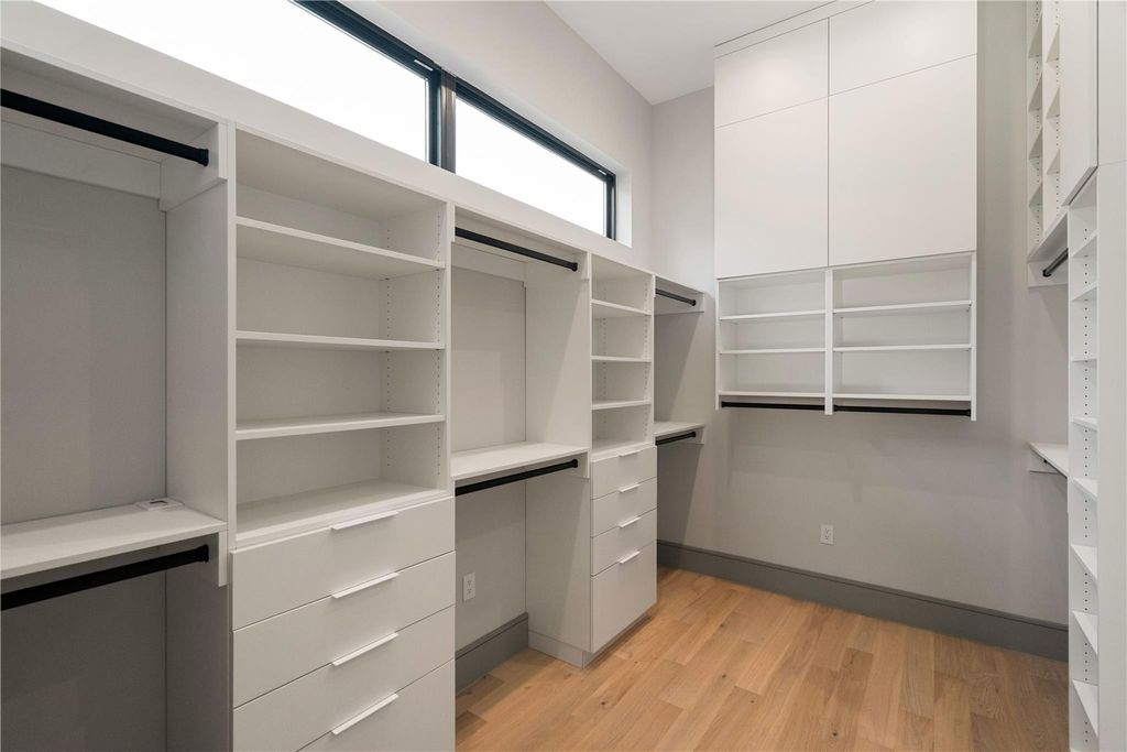Primary walk-in closet